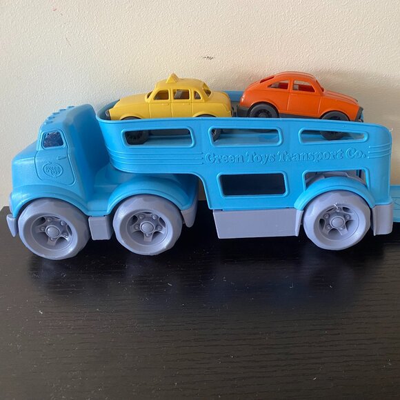 Green Toys Car Carrier, Blue - Picture 1 of 3